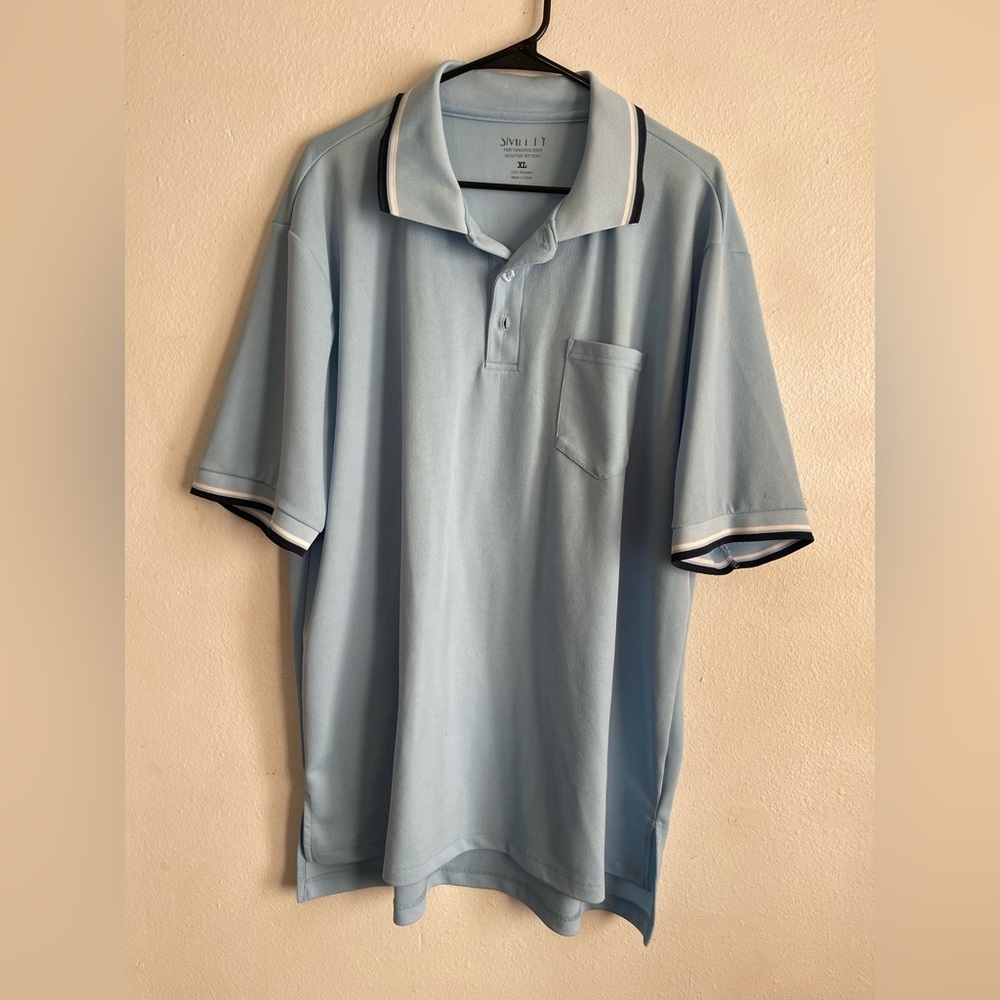 Light Blue Men's Polo Shirt